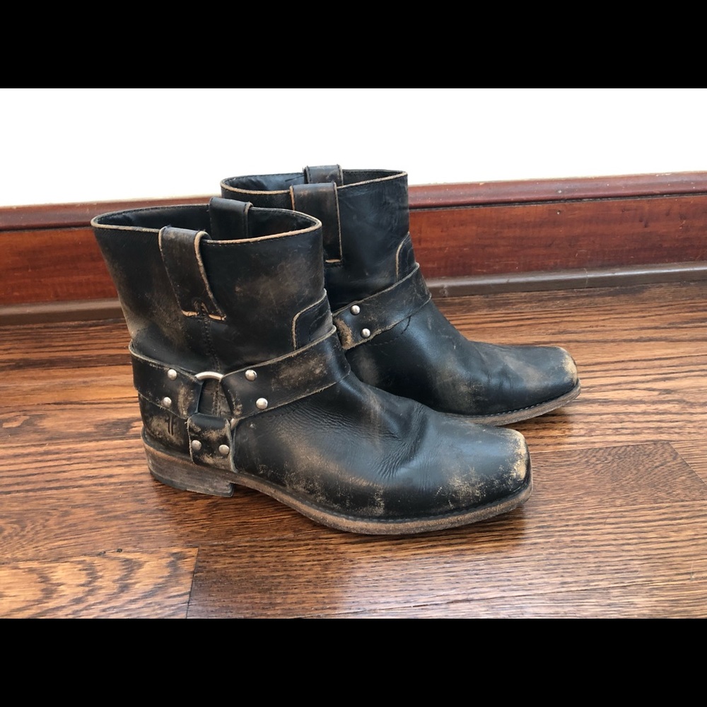 Frye smith harness boots short 7.5